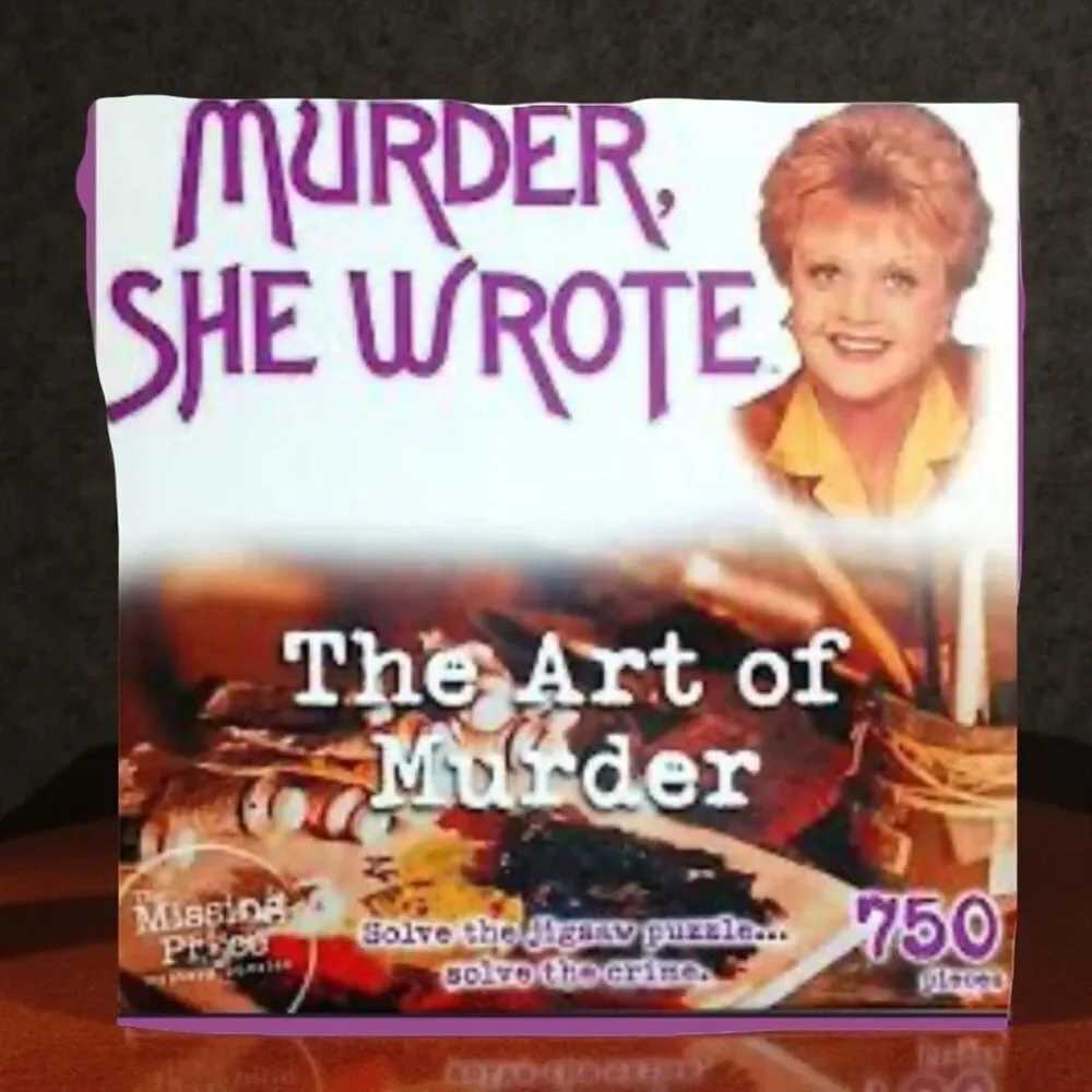 2005 Murder She Wrote: The Art of Murder Mystery Puzzle 750PC Complete W/Booklet